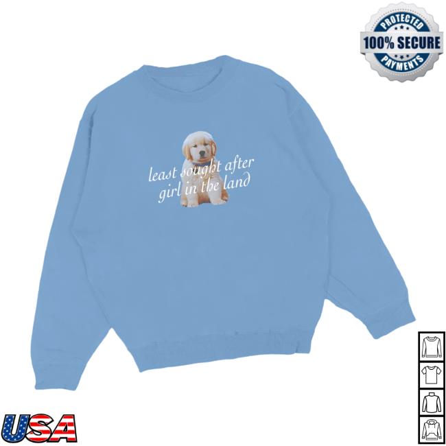 Sabrina Carpenter Merch Store Least Sought After Puppy Crewneck Sabrina Carpenter Merch Store Least Sought After Puppy Crewneck