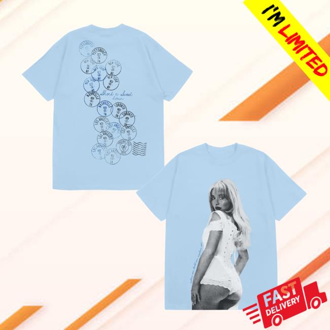 Sabrina Carpenter Merch Store Short N’ Sweet Adore Me Residency T-Shirt Sabrina Carpenter Merch Store Short N’ Sweet Adore Me Residency T-Shirt