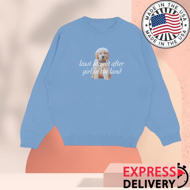 Sabrina Carpenter Merch Store Least Sought After Puppy Crewneck Sabrina Carpenter Merch Store Least Sought After Puppy Crewneck