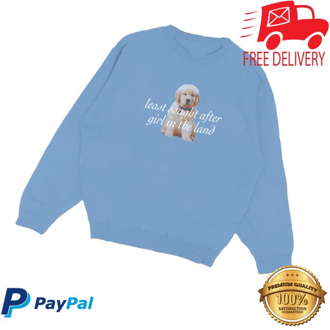 Sabrina Carpenter Merch Store Least Sought After Puppy Crewneck Sabrina Carpenter Merch Store Least Sought After Puppy Crewneck