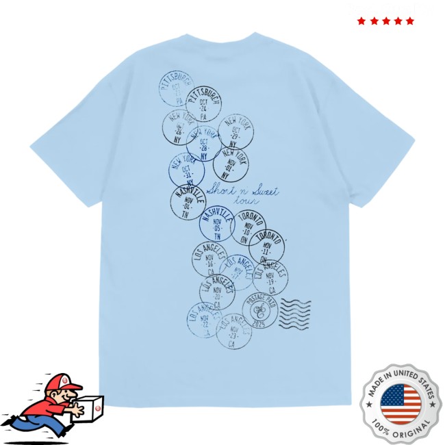 Sabrina Carpenter Store Merch Short N’ Sweet Adore Me Residency T-Shirt Sabrina Carpenter Store Merch Short N’ Sweet Adore Me Residency T-Shirt