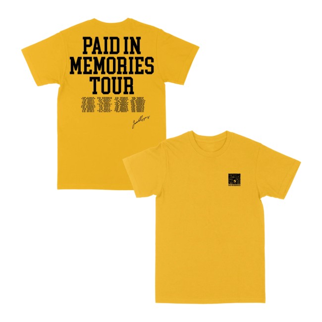 Jessie Reyez Store Merch Pim Tour Tee Gold Jessie Reyez Store Merch Pim Tour Tee Gold