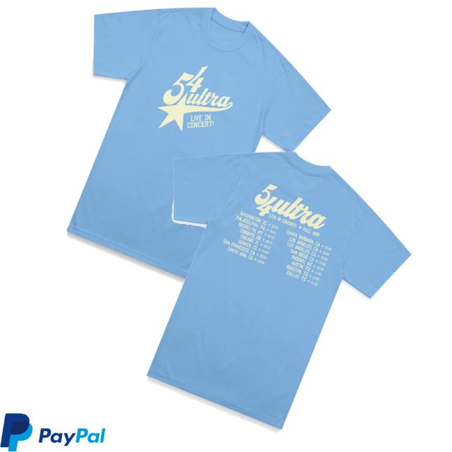 54Ultra Merch Store Tour T-Shirt 54Ultra Merch Store Tour T-Shirt