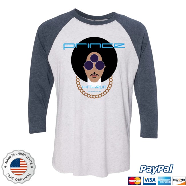 Prince Store Merch Hit N Run Phase One Raglan Prince Store Merch Hit N Run Phase One Raglan