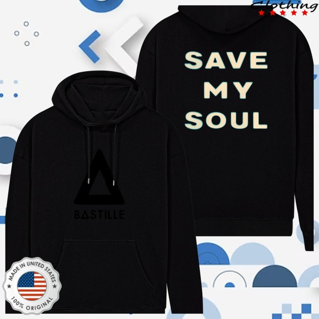 Bastille Store Merch Save My Soul Heavyweight Black Hoodie Bastille Store Merch Save My Soul Heavyweight Black Hoodie