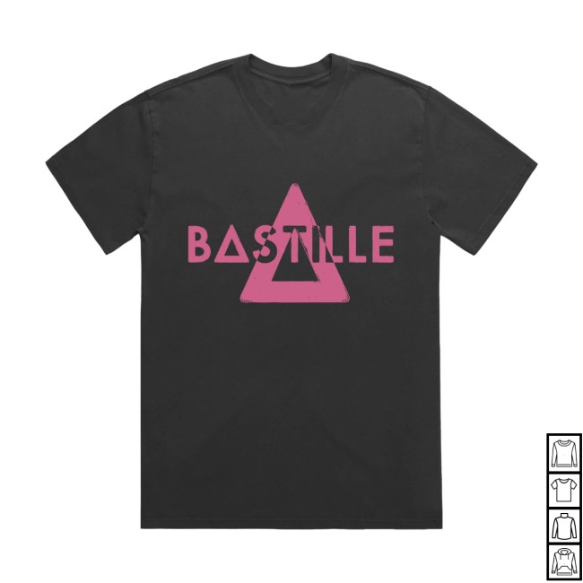Bastille Store Merch From All Sides 2025 Black Tour T-Shirt Bastille Store Merch From All Sides 2025 Black Tour T-Shirt