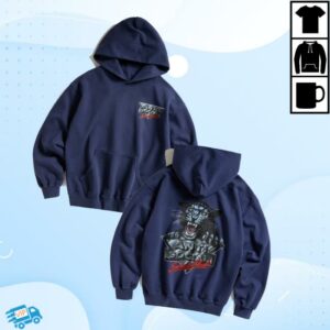 Antisocialsocialclub Merch Store Snow Cat Hoodie