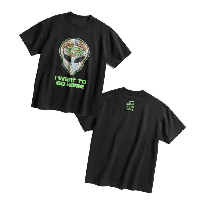 Antisocialsocialclub Merch Store Redneck Alien With Glow Tee Antisocialsocialclub Merch Store Redneck Alien With Glow Tee