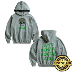 Antisocialsocialclub Merch Store Redneck Alien With Glow Hoodie