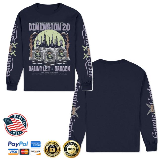 Dropout Merch Store Gauntlet At The Garden Long Sleeve Dropout Merch Store Gauntlet At The Garden Long Sleeve