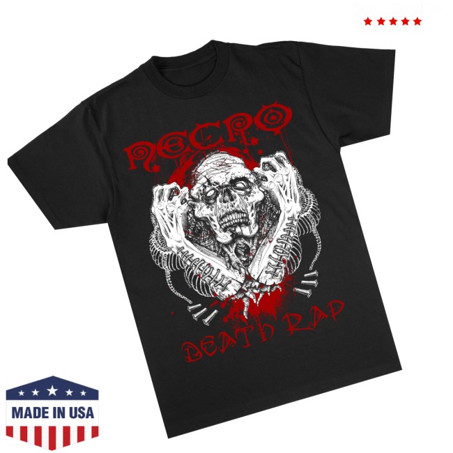 Necro Super Store Necro Death Rap Heavy Cotton Tee Necro Super Store Necro Death Rap Heavy Cotton Tee