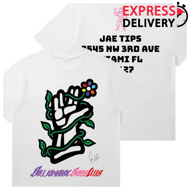 Billionaire Boys Club Store Merch Billionaire Boys Club X Jae Tips Jae Tips Flower Hands Tee Billionaire Boys Club Store Merch Billionaire Boys Club X Jae Tips Jae Tips Flower Hands Tee
