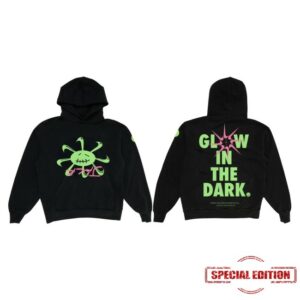 Travis Scott Store Merch Cj X Nike Smiley Hoodie Black