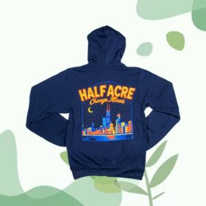 Half Acre Beer Store Merch Skyline Hoodzip