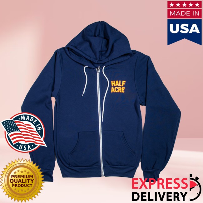 Half Acre Beer Store Merch Skyline Hoodzip Half Acre Beer Store Merch Skyline Hoodzip
