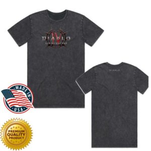 Blizzard Gear Merch Store Diablo Iv Lord Of Hatred Logo Black T-Shirt