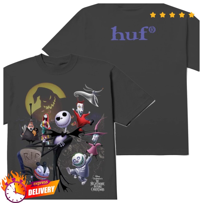 Pharmacy Boardshop Store Huf X Nightmare Before Christmas Vintage Nightmare Tee Pharmacy Boardshop Store Huf X Nightmare Before Christmas Vintage Nightmare Tee