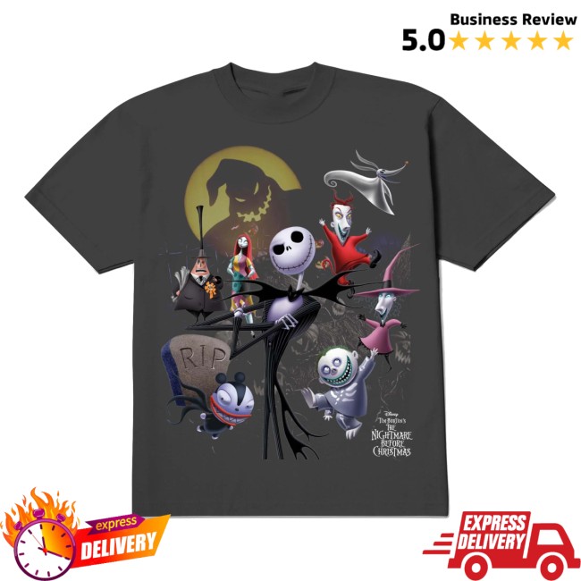 Pharmacy Boardshop Store Huf X Nightmare Before Christmas Vintage Nightmare Tee Pharmacy Boardshop Store Huf X Nightmare Before Christmas Vintage Nightmare Tee