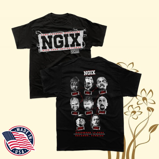 Gcw Merch Store Merch Ngix Event T-Shirt Gcw Merch Store Merch Ngix Event T-Shirt