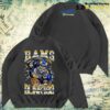kenny blink 182 store merch blink 182 x la rams touchdown black crew neck wpsdf