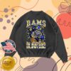 kenny blink 182 store merch blink 182 x la rams touchdown black crew neck