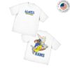Blink 182 Merch Store Blink-182 X La Rams Wide Receiver White T-Shirt 1 kenny Blink 182 Merch Store Blink 182 X La Rams Wide Receiver White T Shirtv