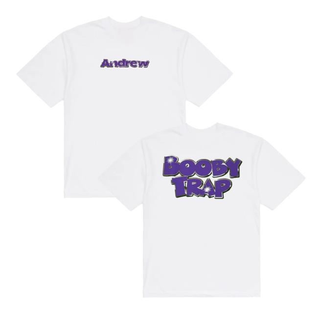 Andrew Miami Merch Store Booby Trap Andrew Logo T-Shirt 1 kenny Andrew Miami Merch Store Booby Trap Andrew Logo T Shirt