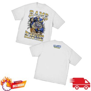 Blink 182 Merch Store Blink-182 X La Rams Touchdown White T-Shirt