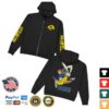 Blink 182 Merch Store Blink-182 X La Rams Wide Receiver Black Zip Hoodie 1 kenny Blink 182 Merch Store Blink 182 X La Rams Wide Receiver Black Zip Hoodiev