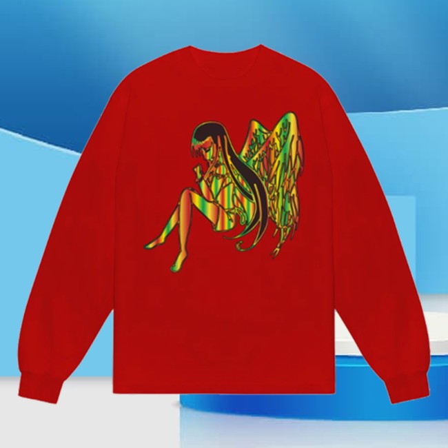 B-Eautiful Store Merch B.Eautiful X Sara Yukiko B.E Angel Ls Shirt Dark Red B-Eautiful Store Merch B.Eautiful X Sara Yukiko B.E Angel Ls Shirt Dark Red