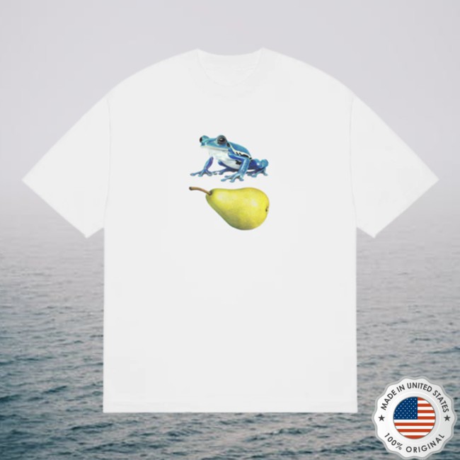 B-Eautiful Store Merch Frog Pear T-Shirt White B-Eautiful Store Merch Frog Pear T-Shirt White