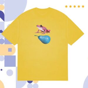 B-Eautiful Store Merch Frog Pear T-Shirt Yellow
