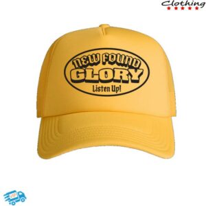 New Found Glory Stuff Merch Store Listen Up Trucker Cap