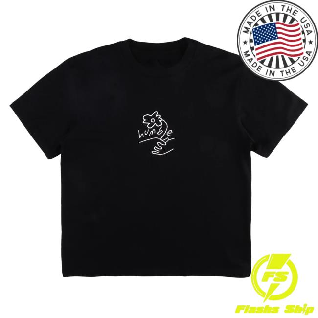 Ninetimes Skateshop Store Merch Humble Nyc Flower Logo Tee Black Ninetimes Skateshop Store Merch Humble Nyc Flower Logo Tee Black