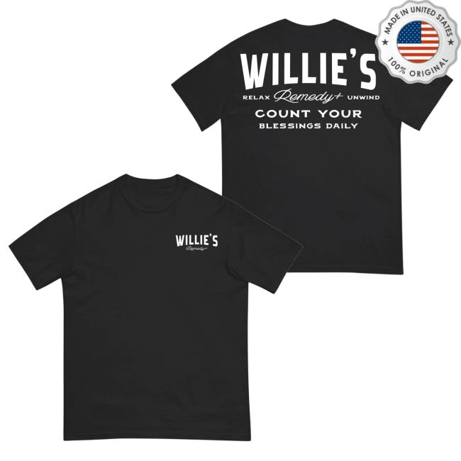 Willie’s Remedy Merch Store Count Your Blessings Tee Willie’s Remedy Merch Store Count Your Blessings Tee