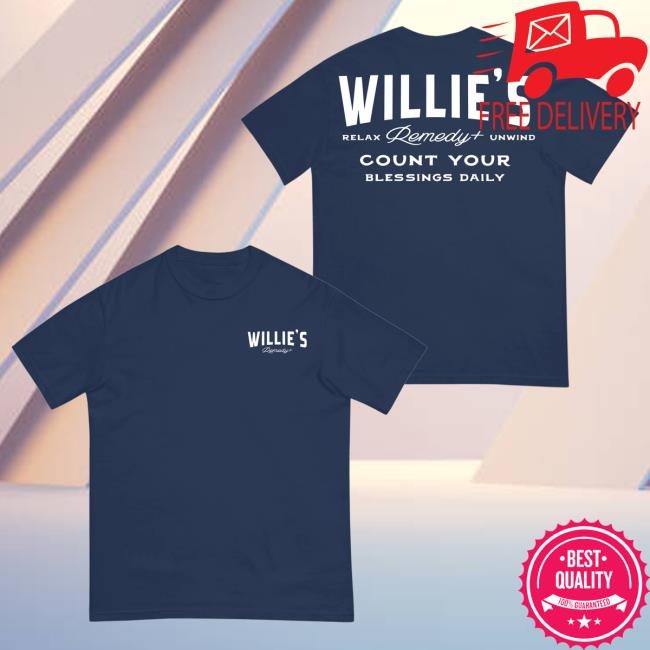 Willie’s Remedy Merch Store Count Your Blessings Tee Willie’s Remedy Merch Store Count Your Blessings Tee