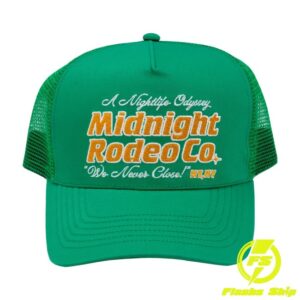 Fashion Moves Forward Store Merch Midnight Rodeo Nightlife Odyssey Trucker Cap