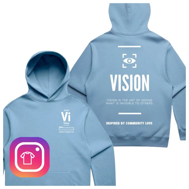 Community Love Store Merch Vision Hoodie Community Love Store Merch Vision Hoodie