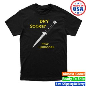 Electric Valley Records Store Merch Dry Socket Knife Logo T-Shirt