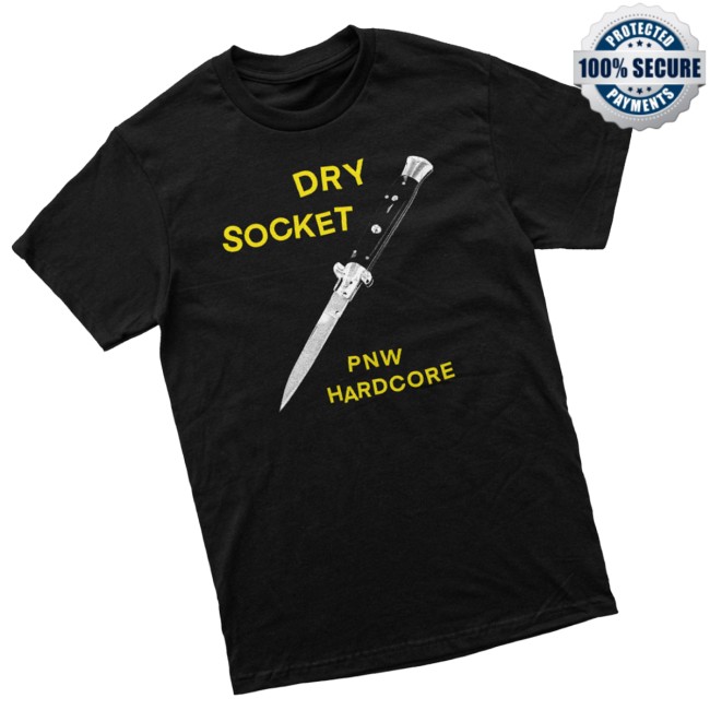 Electric Valley Records Store Merch Dry Socket Knife Logo T-Shirt Electric Valley Records Store Merch Dry Socket Knife Logo T-Shirt