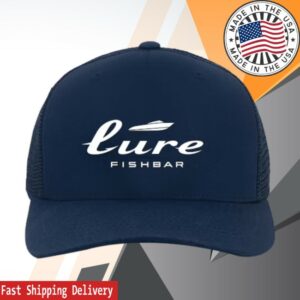 Lure Fishbar Store Merch Navy Trucker Hat