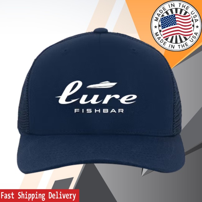 Lure Fishbar Store Merch Navy Trucker Hat Lure Fishbar Store Merch Navy Trucker Hat