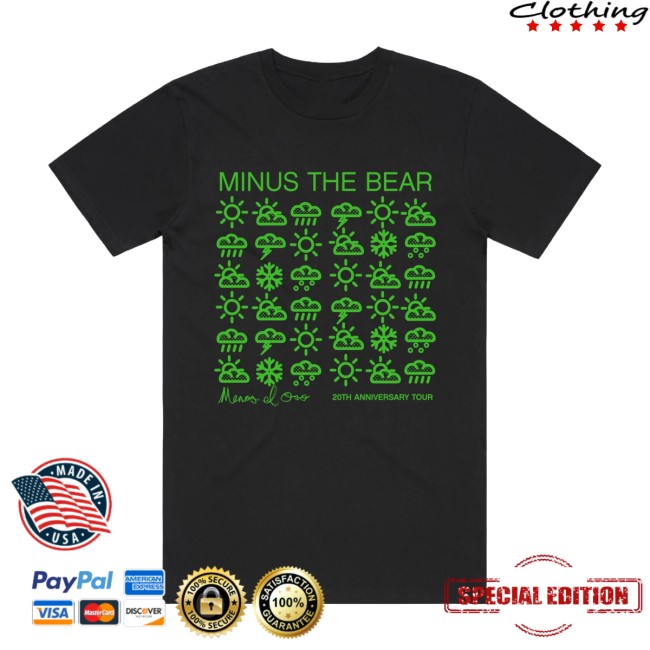 Ambient Inks Store Merch Menos El Oso 20Th Anniversary Tour Tee Ambient Inks Store Merch Menos El Oso 20Th Anniversary Tour Tee
