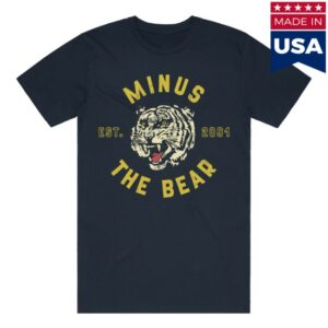 Ambient Inks Store Merch Tiger Tee Navy
