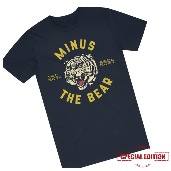 Ambient Inks Store Merch Tiger Tee Navy Ambient Inks Store Merch Tiger Tee Navy