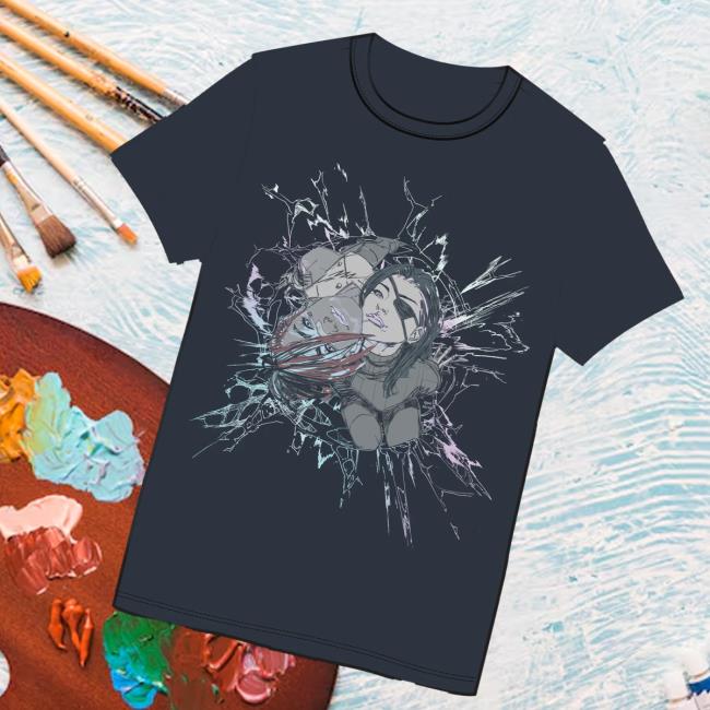 Riot Games Merch Store Arcane Caitlyn And Vi Foil Tee Riot Games Merch Store Arcane Caitlyn And Vi Foil Tee