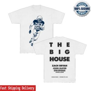 Zach Bryan Merch Store Zb Big House Tee
