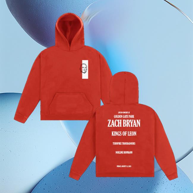 Zach Bryan Merch Store Golden Gate Park Hoodie Zach Bryan Merch Store Golden Gate Park Hoodie