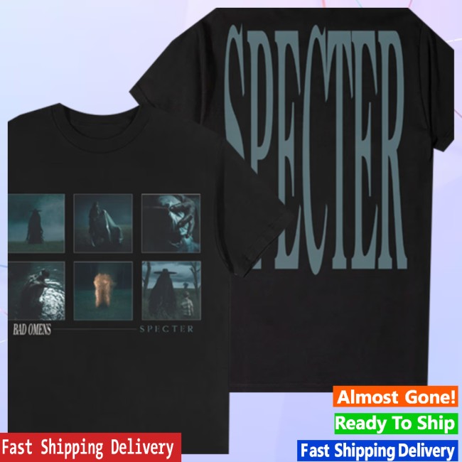 Bad Omens Official Store Merch Specter Slideshow Tee Bad Omens Official Store Merch Specter Slideshow Tee