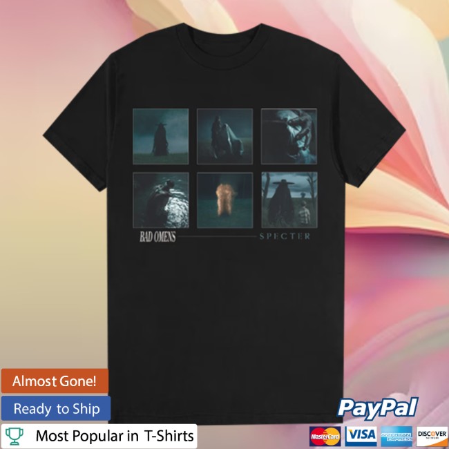Bad Omens Official Store Merch Specter Slideshow Tee Bad Omens Official Store Merch Specter Slideshow Tee